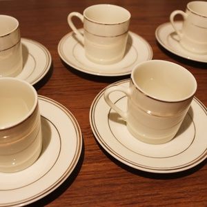 Vintage Budlet Demitasse Set Coffee Tea Espresso